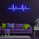 Heartbeat Neon Sign  For Gaming Room