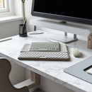 2-in-1 Ergonomic Keyboard Stand & Memory Foam Wrist Rest Cushion