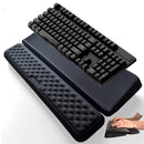 2-in-1 Ergonomic Keyboard Stand & Memory Foam Wrist Rest Cushion