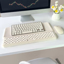 2-in-1 Ergonomic Keyboard Stand & Memory Foam Wrist Rest Cushion